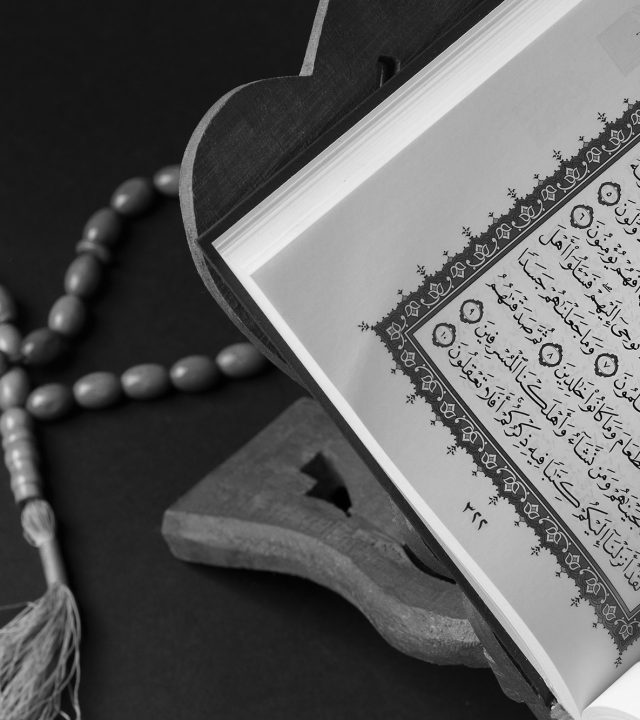 close-up-islamic-new-year-with-quran-book close-up-islamic-new-year-with-quran-book
